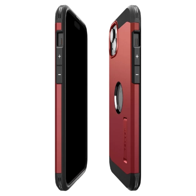 Чохол Spigen Tough Armor для iPhone 15 Red with MagSafe (8809896751353)