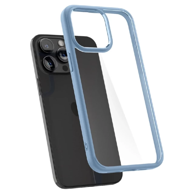 Чохол Spigen Ultra Hybrid для iPhone 15 Pro Max Sierra Blue (ACS06572)