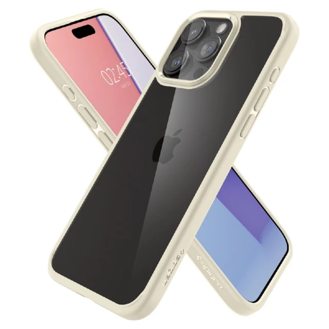 Чехол Spigen Crystal Hybrid для iPhone 15 Pro Max Sand Beige (8809896747578)