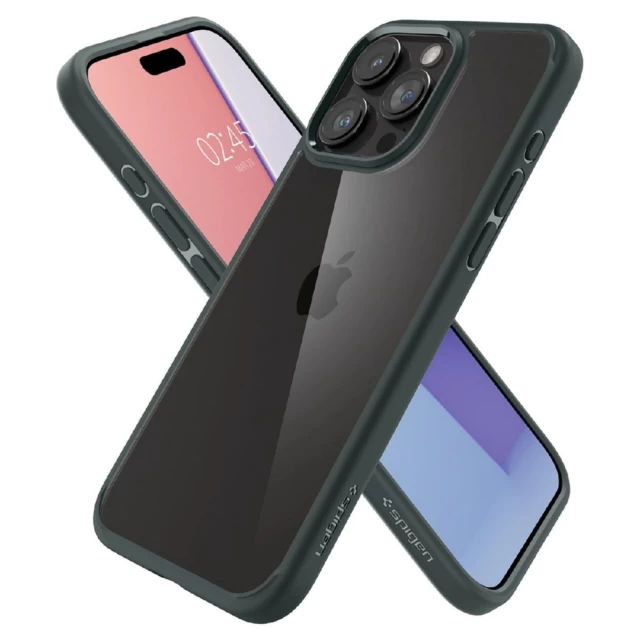 Чохол Spigen Ultra Hybrid для iPhone 15 Pro Max Abyss Green (8809896749237)