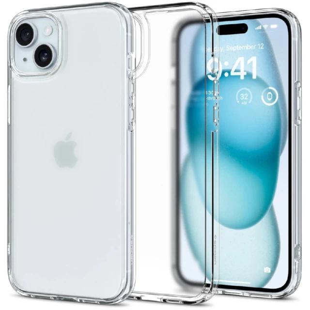 Чохол Spigen Ultra Hybrid для iPhone 15 Plus Transparent (8809896749947)