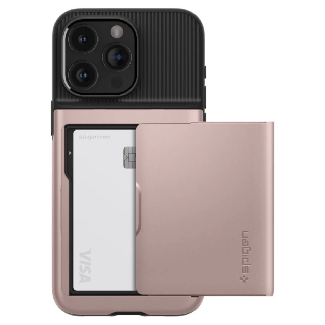 Чохол Spigen Slim Armor CS для iPhone 15 Pro Rose Gold (8809896750608)