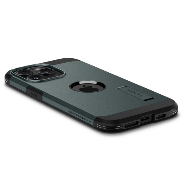 Чехол Spigen Tough Armor для iPhone 15 Pro Max Abyss Green with MagSafe (8809896749459)