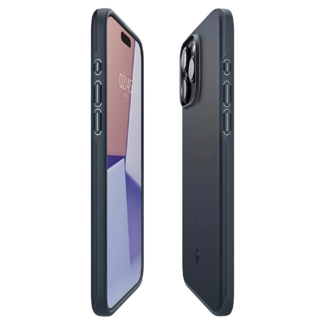 Чохол Spigen Thin Fit для iPhone 15 Pro Max Metal Slate (ACS06546)