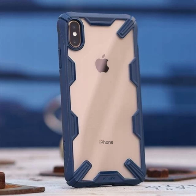 Чохол Ringke Fusion X для iPhone XS Max Navy (FUAP0009)