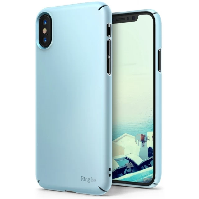 Чохол Ringke Slim для iPhone X | XS Sky Blue (SLAP0032)