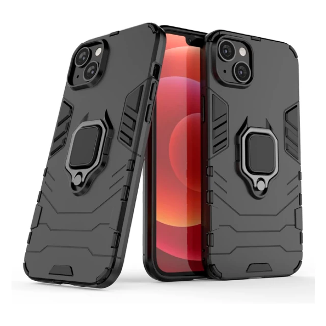 Чехол HRT Ring Armor для Samsung Galaxy A14 Black (9145576272237)