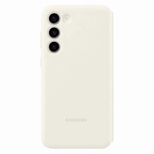 Чохол-книжка Samsung Smart View Wallet Case для Samsung Galaxy S23 Plus Cream (EF-ZS916CUEGWW)