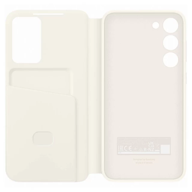 Чехол-книжка Samsung Smart View Wallet Case для Samsung Galaxy S23 Plus Cream (EF-ZS916CUEGWW)