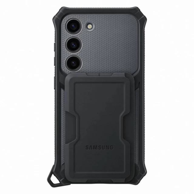 Чохол Samsung Rugged Gadget Case для Samsung Galaxy S23 Gray (EF-RS911CBEGWW)