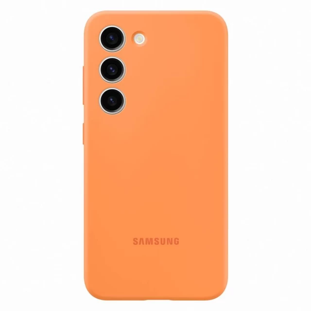 Чехол Samsung Silicone Cover для Samsung Galaxy S23 Orange (EF-PS911TOEGWW)