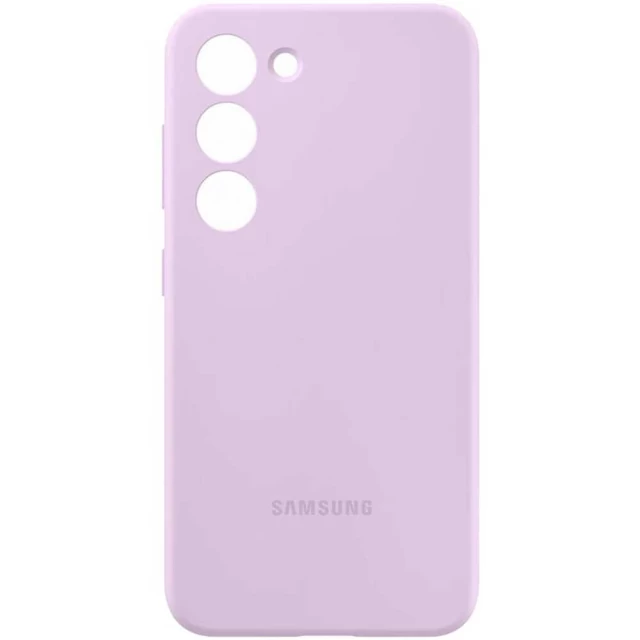 Чохол Samsung Silicone Cover для Samsung Galaxy S23 Lavender (EF-PS911TVEGWW)