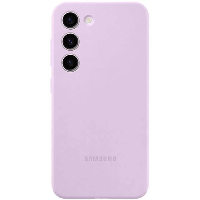 Чохол Samsung Silicone Cover для Samsung Galaxy S23 Lavender (EF-PS911TVEGWW)