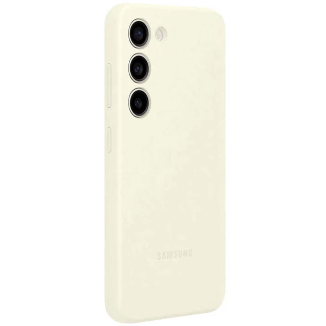 Чохол Samsung Silicone Cover для Samsung Galaxy S23 Cream (EF-PS911TUEGWW)