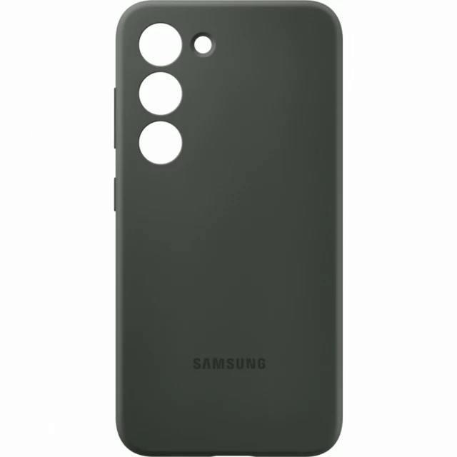 Чехол Samsung Silicone Cover для Samsung Galaxy S23 Green (EF-PS911TGEGWW)