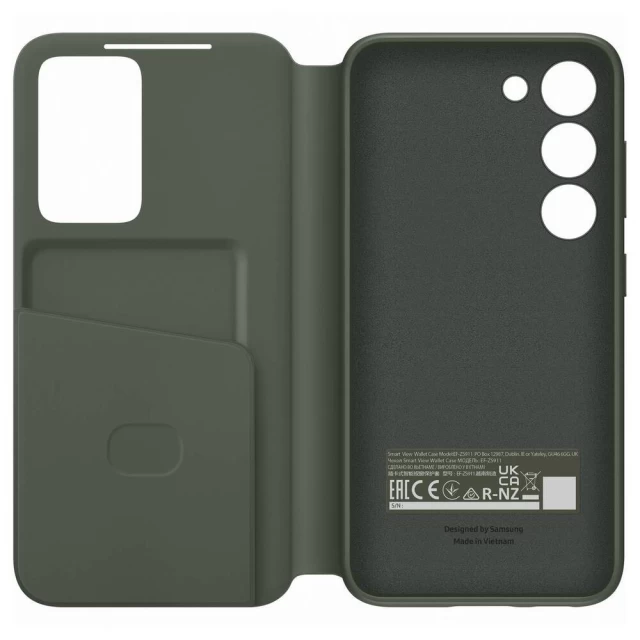 Чехол-книжка Samsung Smart View Wallet Case для Samsung Galaxy S23 Green (EF-ZS911CGEGWW)