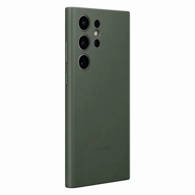 Чехол Samsung Leather Cover для Samsung Galaxy S23 Ultra Green (EF-VS918LGEGWW)