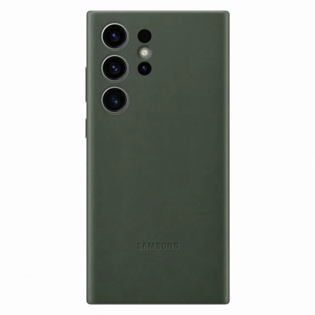 Чехол Samsung Leather Cover для Samsung Galaxy S23 Ultra Green (EF-VS918LGEGWW)
