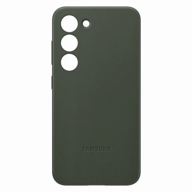 Чехол Samsung Leather Cover для Samsung Galaxy S23 Green (EF-VS911LGEGWW)