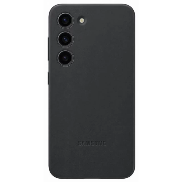 Чохол Samsung Leather Cover для Samsung Galaxy S23 Black (EF-VS911LBEGWW)