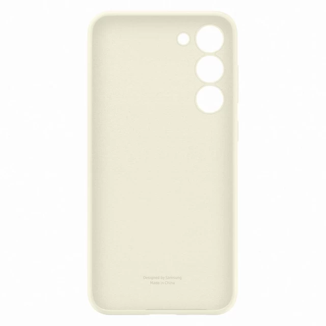 Чехол Samsung Silicone Cover для Samsung Galaxy S23 Plus Cream (EF-PS916TUEGWW)