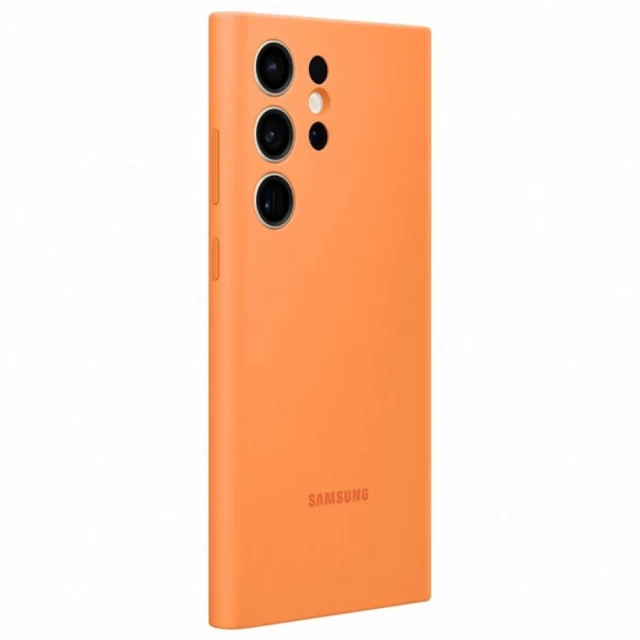 Чехол Samsung Silicone Cover для Samsung Galaxy S23 Ultra Orange (EF-PS918TOEGWW)