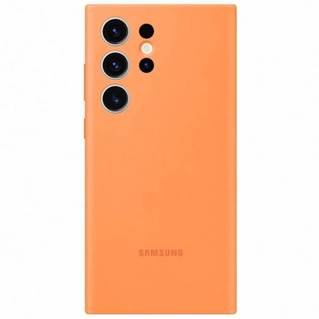 Чехол Samsung Silicone Cover для Samsung Galaxy S23 Ultra Orange (EF-PS918TOEGWW)