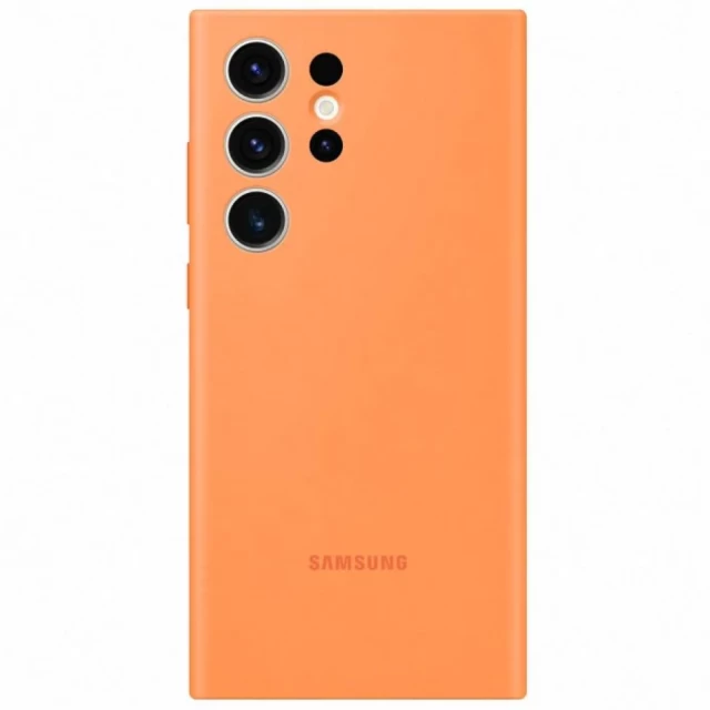 Чохол Samsung Silicone Cover для Samsung Galaxy S23 Ultra Orange (EF-PS918TOEGWW)