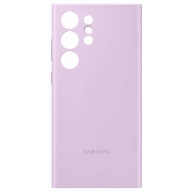 Чехол Samsung Silicone Cover для Samsung Galaxy S23 Ultra Lavender (EF-PS918TVEGWW)