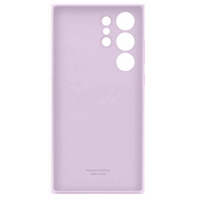 Чохол Samsung Silicone Cover для Samsung Galaxy S23 Ultra Lavender (EF-PS918TVEGWW)