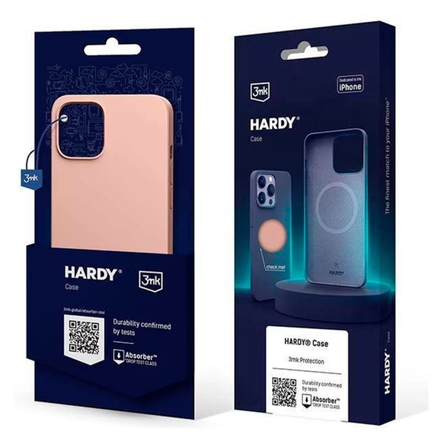 Чехол 3mk Hardy Case для iPhone 13 Pink with MagSafe (5903108500722)