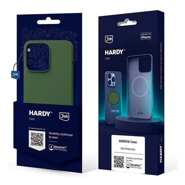 Чохол 3mk Hardy Case для iPhone 13 Pro Alphine Green with MagSafe (5903108500654)