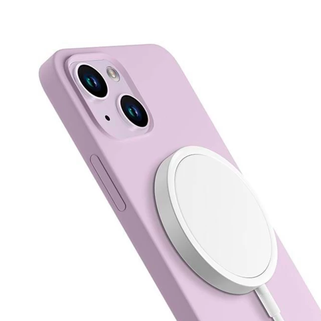 Чохол 3mk Hardy Case для iPhone 14 Plus Light Purple with MagSafe (5903108500487)