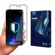 Защитное стекло 3mk Hardy для iPhone 14 | 14 Pro Black (5903108474689)