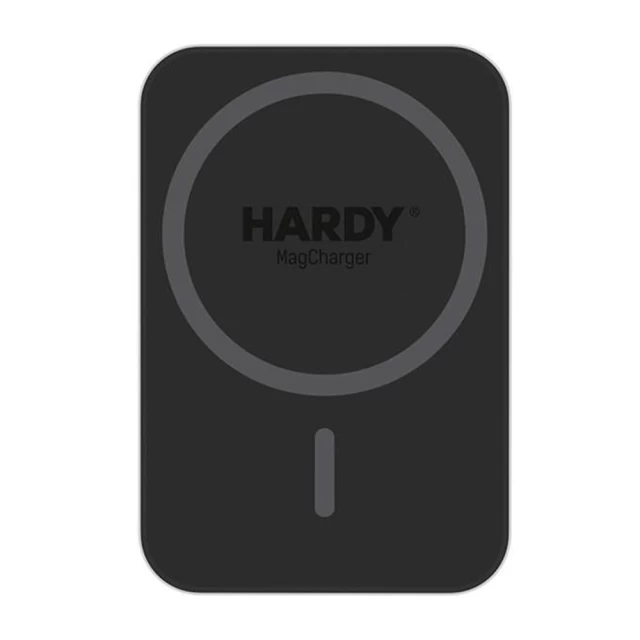 Автодержатель с функцией беспроводной зарядки 3mk Hardy MagCharger 15W Black with MagSafe (5903108497398)