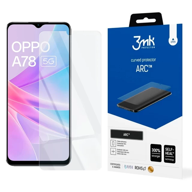 Защитная пленка 3mk ARC Plus для Oppo A78 5G Clear (5903108519106)