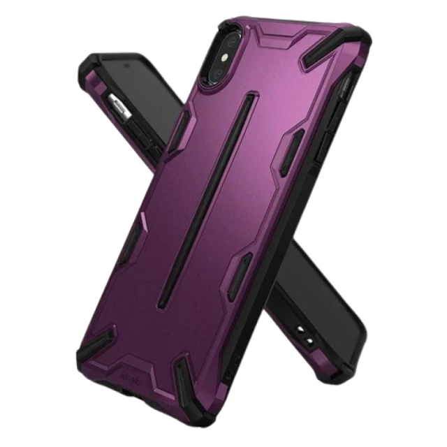 Чохол Ringke Dual X для iPhone X | XS Metallic Purple (DXAP0006)