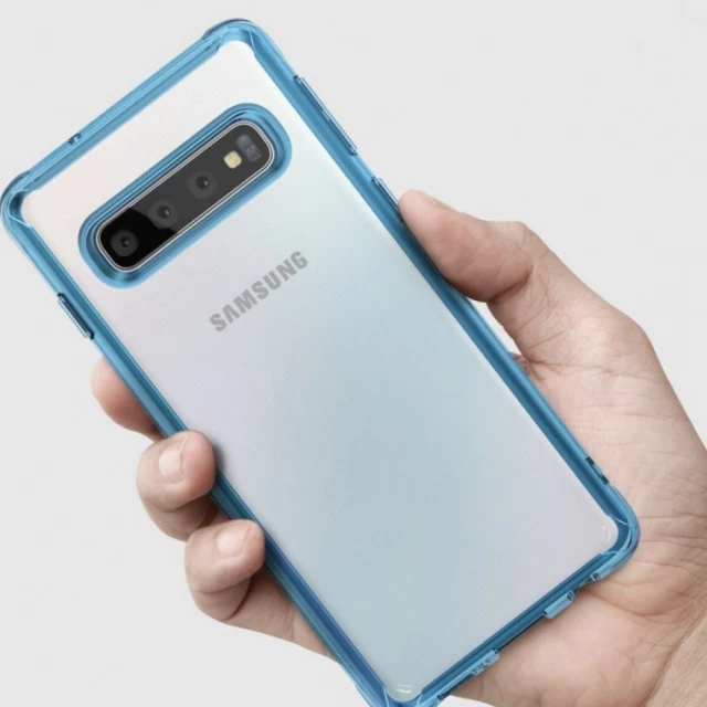 Чохол Ringke Fusion для Samsung Galaxy S10 Plus (G975) Aqua Blue (FSSG0060)