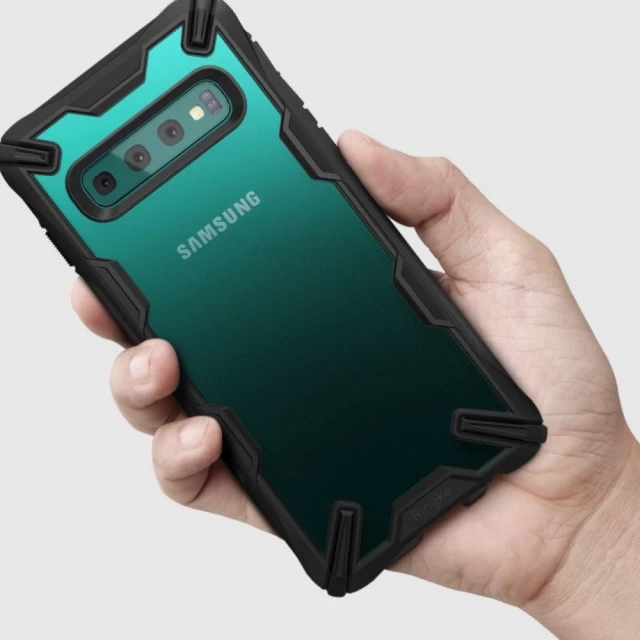 Чохол Ringke Fusion X для Samsung Galaxy S10 Plus (G975) Black (FUSG0010)