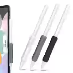 Набор держателей Stoyobe Silicone Holder (3 PCS) для Apple Pencil 1/2 | Huawei M-Pencil Black Gray White (6974690970537)