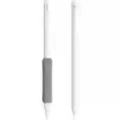 Держатель Stoyobe Silicone Holder для Apple Pencil 1/2 | Huawei M-Pencil Gray (6974690970599)