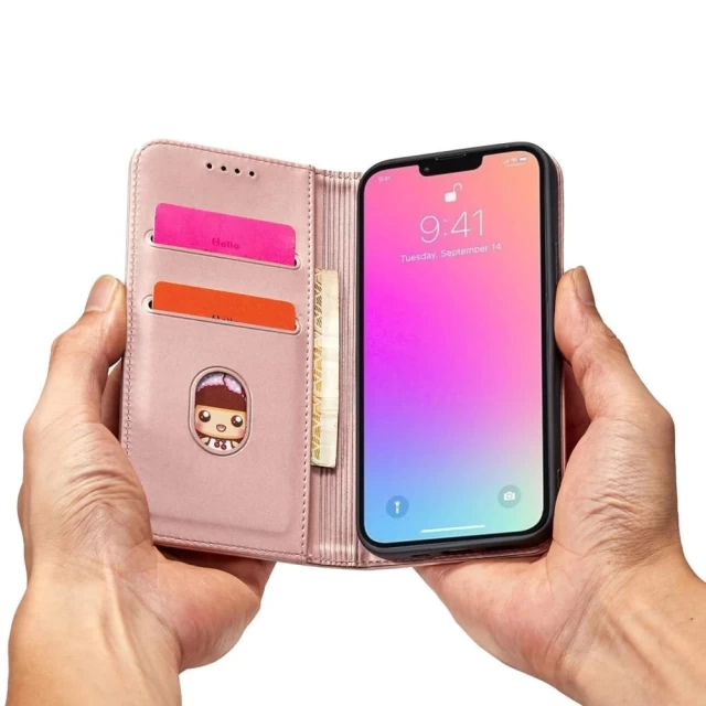 Чохол-книжка HRT Magnet Card Case для Samsung Galaxy A34 5G Pink (9145576271223)