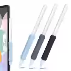 Набор держателей Stoyobe Silicone Holder (3 PCS) для Apple Pencil 1/2 | Huawei M-Pencil Dark Blue Light Blue Black (6974690970551)