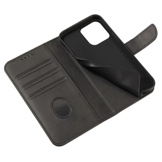 Чохол-книжка HRT Magnet Case для Motorola Moto G72 Black (9145576270882)