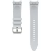 Ремінець Samsung Hybrid Eco-Leather для Samsung Galaxy Watch 6 | 6 Classic | 5 | 5 Pro | 4 | 4 Classic 20 mm (M/L) Silver (ET-SHR96LSEGEU)