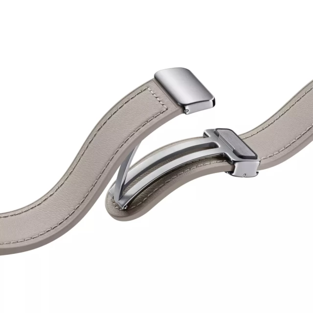 Ремешок Samsung D-Buckle Hybrid Eco-Leather для Samsung Galaxy Watch 6 | 6 Classic | 5 | 5 Pro | 4 | 4 Classic 20 mm (M/L) Etoupe (ET-SHR94LAEGEU)