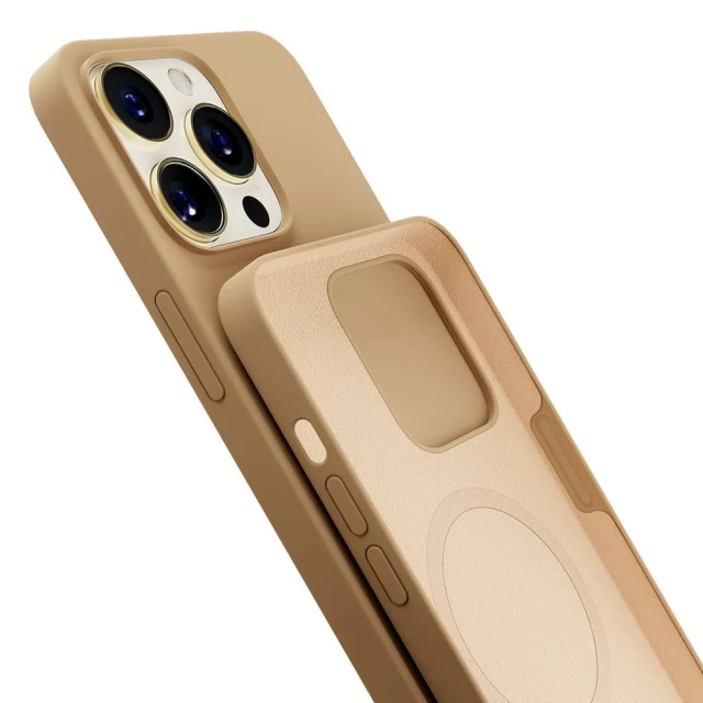 Чохол 3mk Hardy Case для iPhone 13 Pro Gold with MagSafe (5903108500678)