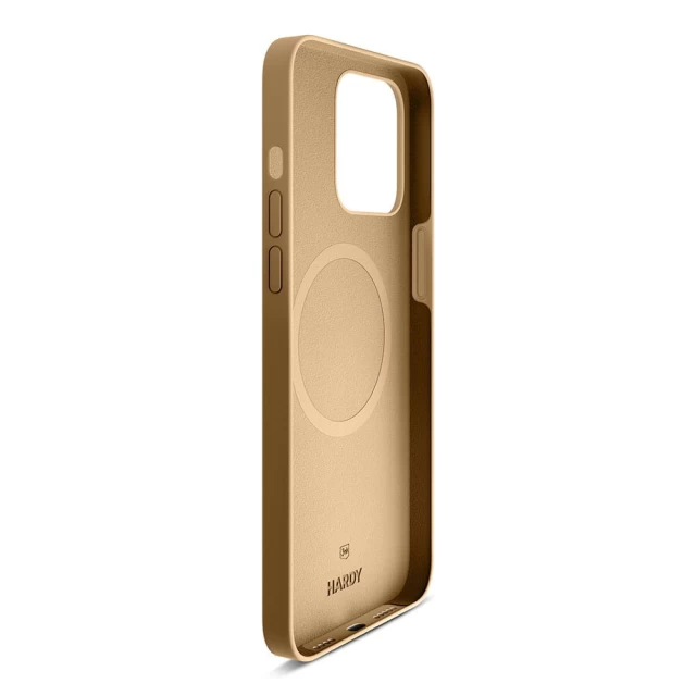 Чехол 3mk Hardy Case для iPhone 15 Pro Dark Gold with MagSafe (5903108527361)