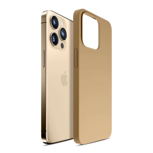 Чехол 3mk Hardy Case для iPhone 14 Pro Gold with MagSafe (5903108500517)