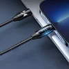 Кабель Wozinsky USB-C to Lightning with LED Display 36W 1 m Black (WUCLC1)